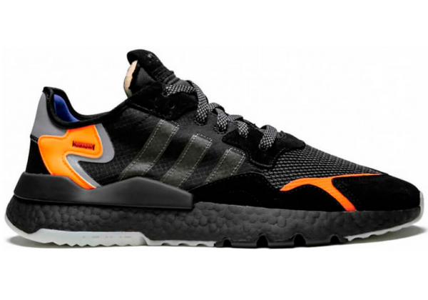 Кроссовки Adidas Nite Jogger Core Black Orange
